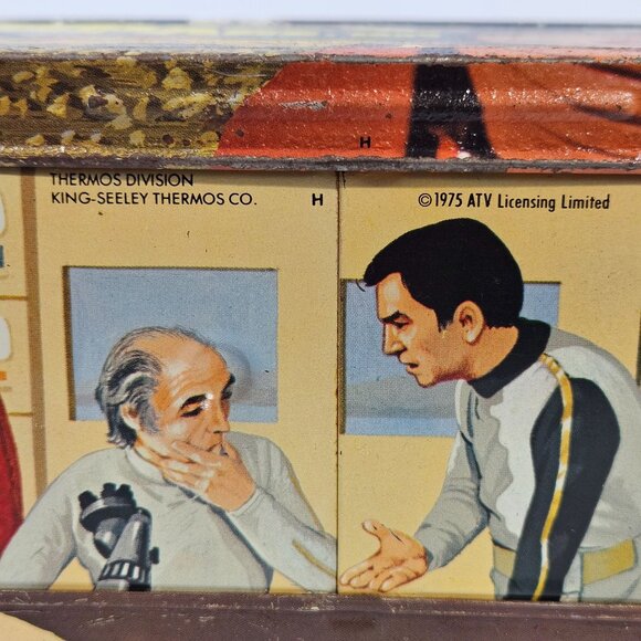 Space 1999 Vintage 1975 Metal Lunchbox & Thermos Bottle By King-Seeley Thermos - Picture 14 of 15